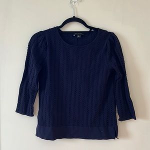 Ann Taylor Navy Sweater